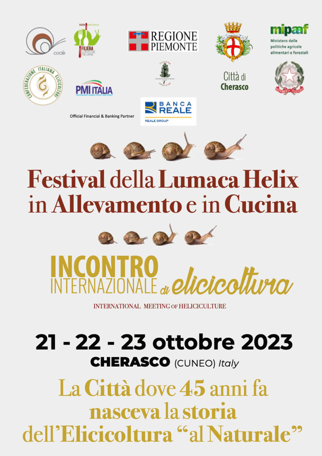 Festival della Lumaca Helix in Allevamento e In Cucina a Cherasco