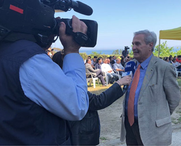 Giovanni Avagnina Intervistato ad Ischia ad una manifestazione dedicata all'Elicicoltura in Campania
