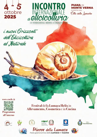 Coclè Presente con l'Elicicoltura e i prodotti della Lumaca Helix  al Mercato Coldiretti di Napoli